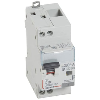 DX3 RCBO kombiafbryder C10 1pol+N 300mA type-F 2M 6000/6KA