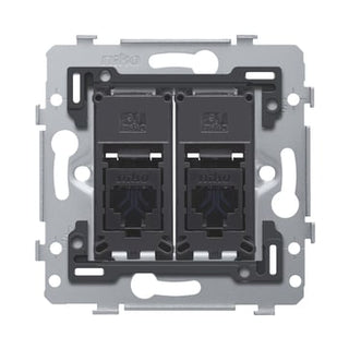 Dataudtag 2x RJ45 cat.6A UTP