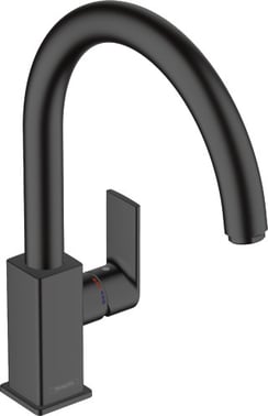 hansgrohe Vernis Shape M35 1-grebs køkkenarmatur 260, 1jet, mat sort