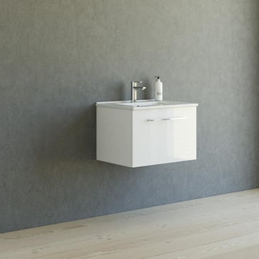 Dansani Mido møbelpakke 61 cm 1 sk, vask, hvid højglans
