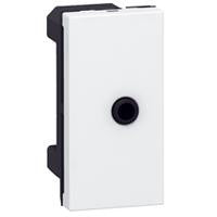 Multimedieudtag Mosaic Mini-Jack 3,5mm hun skrue 1M hvid