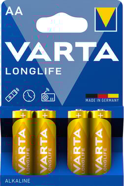 Varta Batteri Longlife AA 4 stk