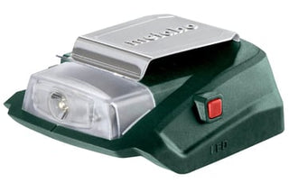 Metabo 14,4V-18V PA LED-USB Batteri Power Adaptor solo