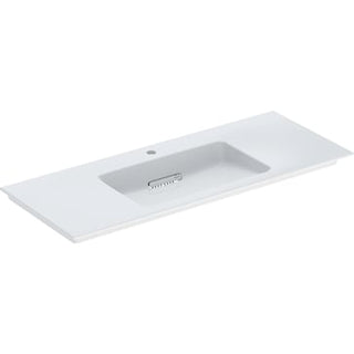 Geberit ONE håndvask 120 x 48 cm m/hanehul, hvid/KeraTect, blank hvid