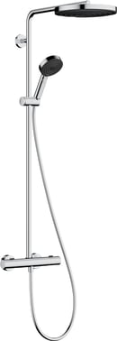 hansgrohe Pulsify S Puro termostatbatteri kunststof/metal ø260mm/1,6m sl m/hovedbr.arr forkr
