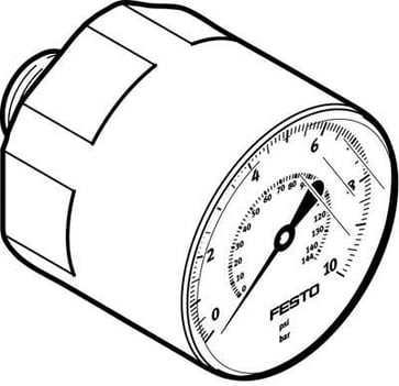 Festo Manometer MA-15-145-M5-PSI