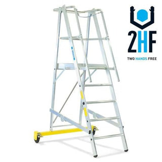 Stigeplatform foldbar 5 trin 1,30 m