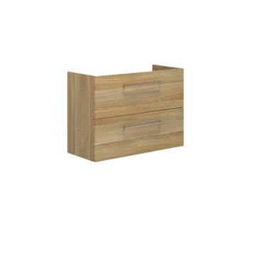 Dansani Mido vaskeskab 80 cm m/2 skuffe, varm eg