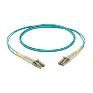 2 Fiber Patch Cord, OM3, LC Duplex konnektors. LSZH, 5m.
