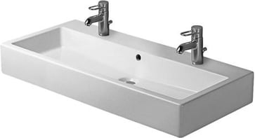 Duravit Vero håndvask 2HH 100 x 47 cm vægmontering med WonderGliss