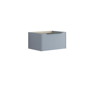 Dansani Mido vaskeskab 60x32 cm m/1 skuffe, stribet blå mat