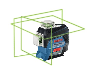 Blå Bosch 12v cirkellaser gll3-80cg