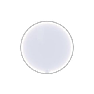 Dansani Moon rammespejl Ø75 cm med LED lys, hvid mat