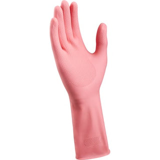 Gummihandske Comfort grip pink str 10/XL