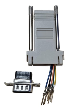 SUB-D 9P HAN til RJ45 adapter