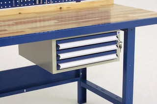 Blika skuffesektion SS-1.3 med 3 skuffer RAL 7035/5017