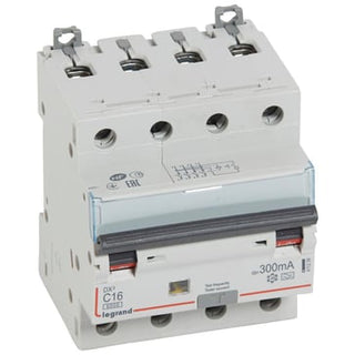 DX3 RCBO kombiafbryder C16 4pol 300mA type-A 4M 6000/6KA