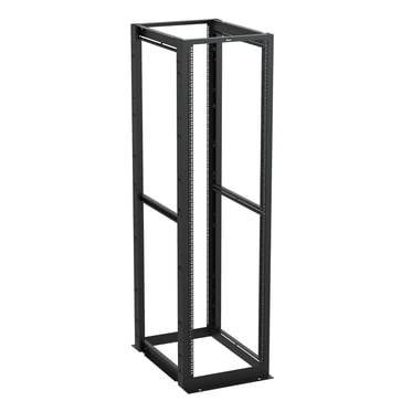 19"" 4 punkts gulvstativ 45U 591x762x2134mm for clipsmøtrik