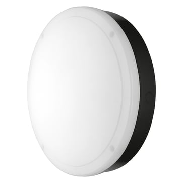 LEDVANCE Surface Bulkhead Outdoor 300mm 1400lm 15W 830 IP65 IK10 sort