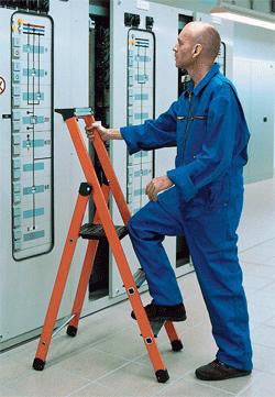 Trappestige i glasfiber 7 trin 1,60 m