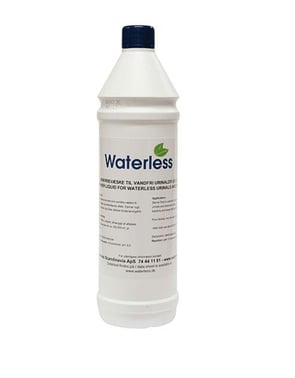 Waterless Allseal spærrevæske 1 l t/urinal, blå