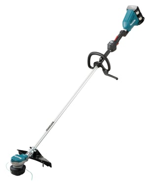 Makita 2x18V Græstrimmer DUR368LPT2 m/2x5,0AH og dobbelt lynlader