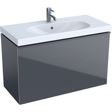 Geberit Acanto vaskeskab 890x535x416mm 1skuffe Lava spånplade lak