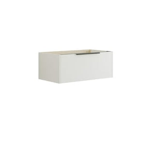 Dansani Mido vaskeskab 80x32 cm m/1 skuffe, stribet hvid mat