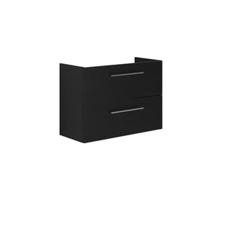Dansani Mido vaskeskab 80 cm m/2 skuffe, sort struktur