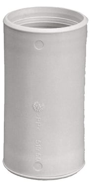 Purus muffe 32 x 84 mm hvid PP/TPE