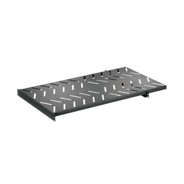 19"" 4 punkts hylde 483x774mm sort
