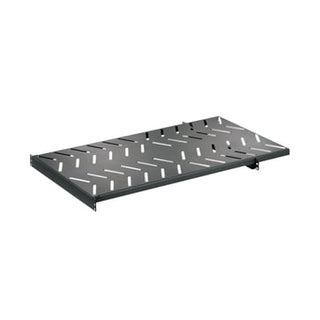19"" 4 punkts hylde 483x774mm sort