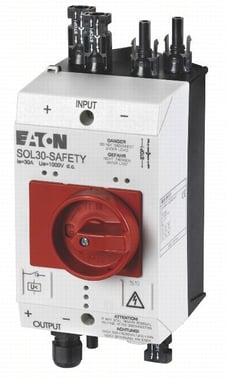 Firemans switch 30ADC/1000V 2xMC4 2in 1out
