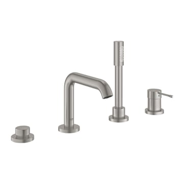 GROHE Essence New etgrebsbatteri 1/2/197 mm tud t/kar/br, Supersteel messing