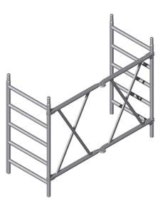 Folderamme 1,80x0,75 m
