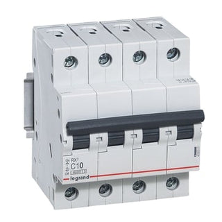 RX3 MCB automatsikring C10 4pol 4M 6000A