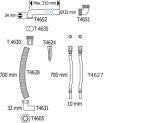 Fleksibelt til- og afløbssystem 700 mm
