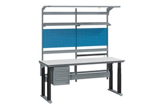WFI arbejdsbord W280 Komplet B 2000x800 mm, laminat