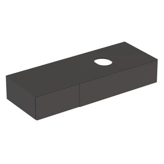 Geberit Variform vaskeskab 1350x510x235mm 2skuffer Lava spånplade lak