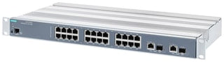 SCALANCE XR326-2C PoE WG, managed IE Switch, 19"" rack, 24 x 1GE elektriske PoE-porte 2 x 10GE elekt