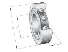 Løberulle INA LR207-2RS