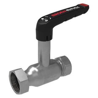 BROEN Ballofix® Full Flow kugleventil forzinket muffe/omløber 1"" x 114"" høj