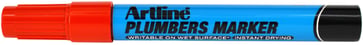 Artline plumbers marker rød