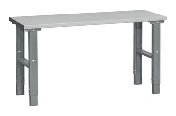 WFI filebænk HD 500 m/stålbordplade 1600x600 mm