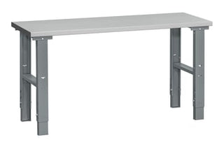 WFI filebænk HD 500 m/stålbordplade 1600x600 mm