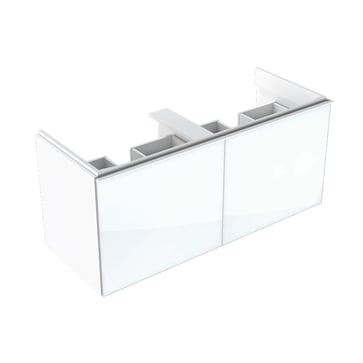 Geberit Acanto vaskeskab 1190x535x476mm 2skuffer hvid spånplade lak