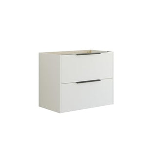 Dansani Mido vaskeskab 80 cm m/2 skuffe, glat hvid mat