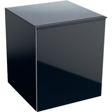 Geberit Acanto sideskab 450x520x476mm 1skuffe sort spånplade lak