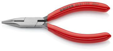 Knipex fladrundtang m/skær 125 mm