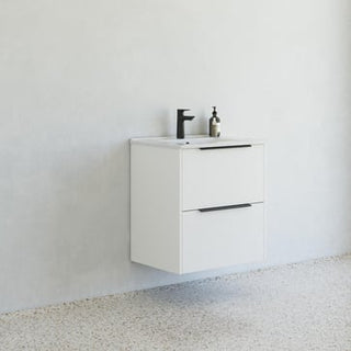 Dansani Mido møbelpakke 61 cm 2 sk, vask, stribet hvid mat